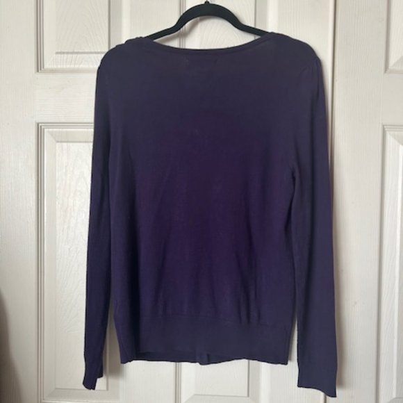 Kenneth Cole Button Up Sweater, Size Medium - Picture 2 of 4